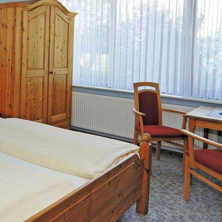 Gästezimmer mit Gartenblick