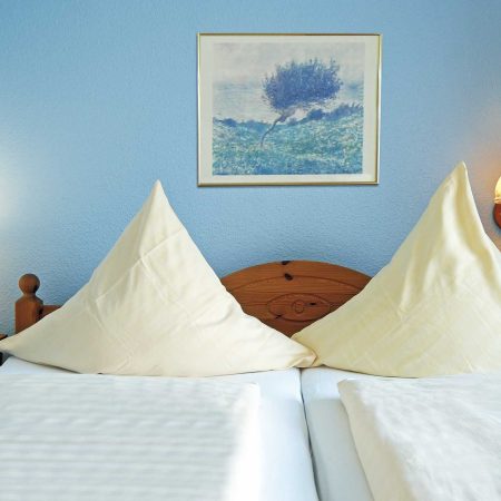 Beispiel eines Gästezimmers wo Sie ihren wohlverdienten Schlaf garantiert bekommen